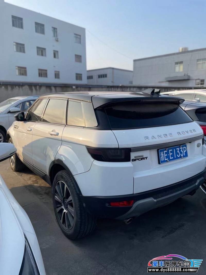 18年路虎揽胜极光SUV抵押车出售