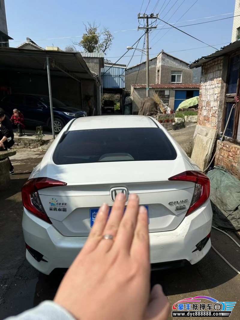 19年本田思域轿车抵押车出售