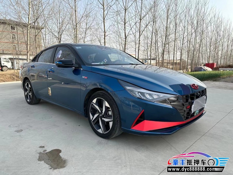 21年现代伊兰特轿车抵押车出售