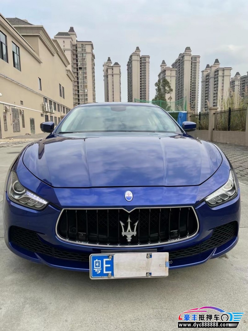 16年玛莎拉蒂Ghibli轿车抵押车出售