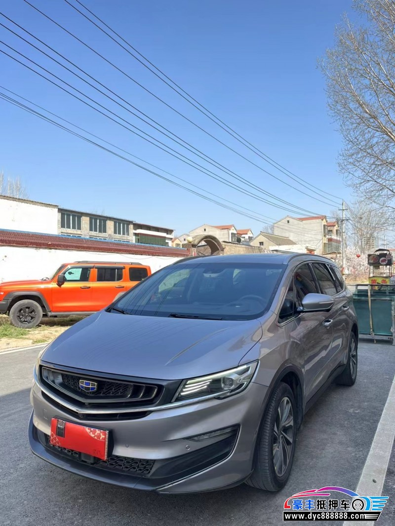 19年吉利嘉际轿车抵押车出售