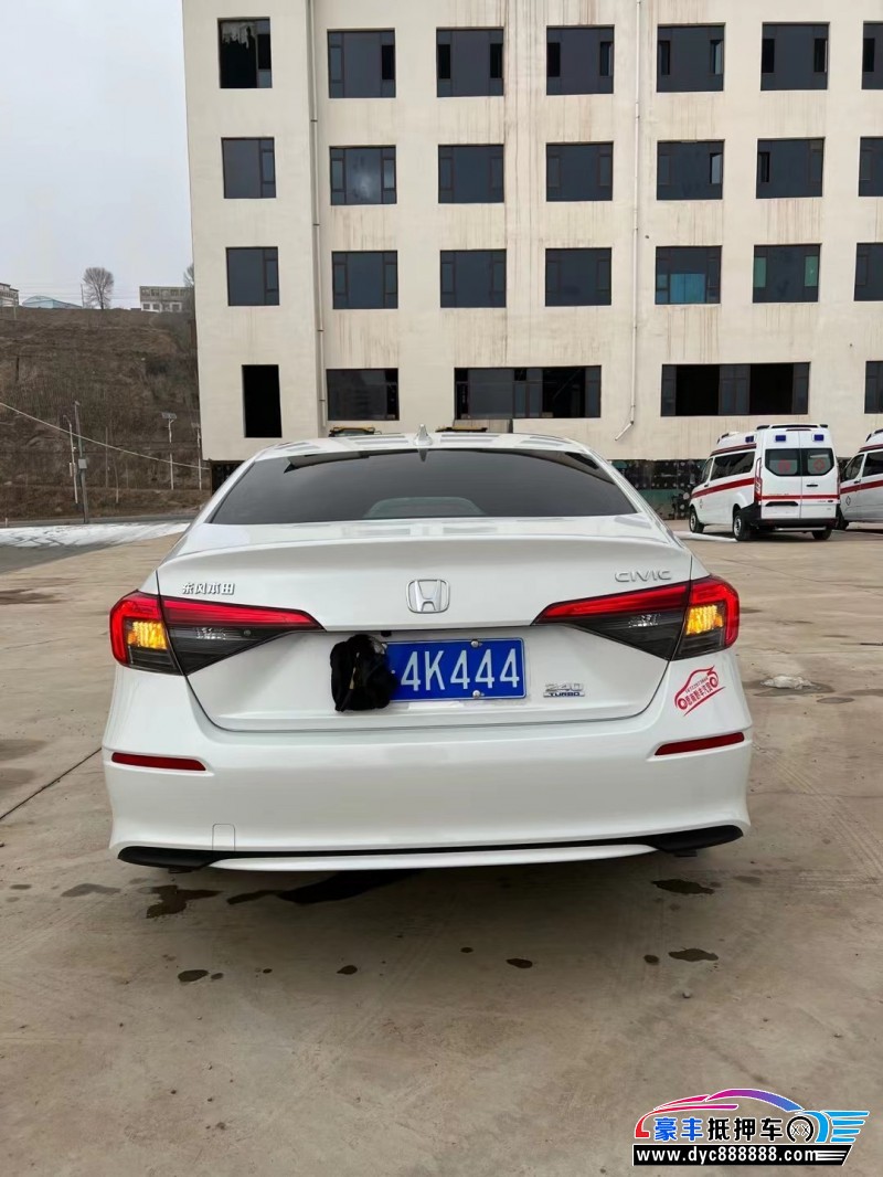 22年本田思域轿车抵押车出售