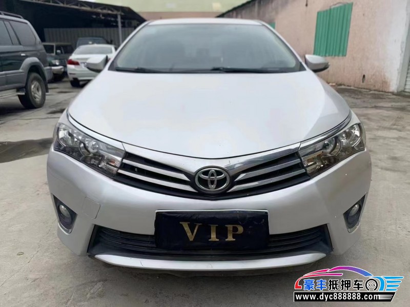 18年丰田卡罗拉轿车抵押车出售