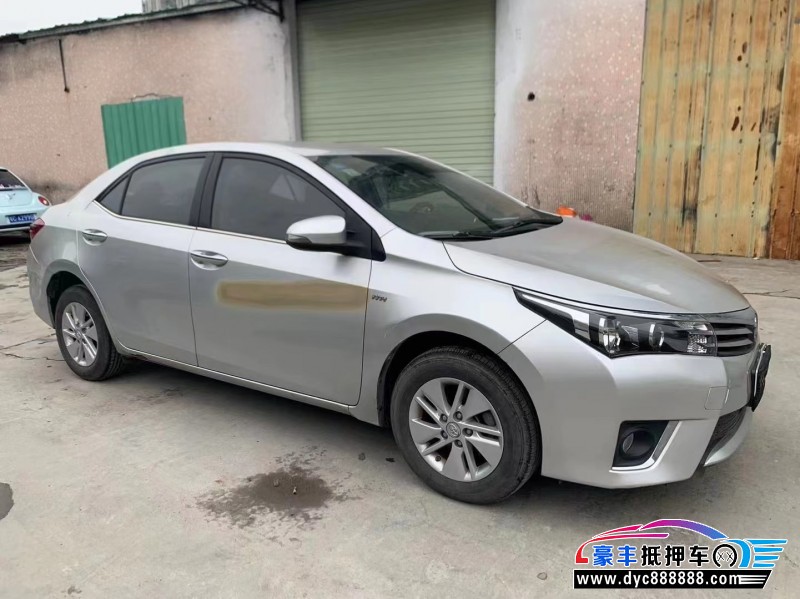18年丰田卡罗拉轿车抵押车出售