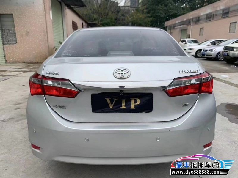 18年丰田卡罗拉轿车抵押车出售