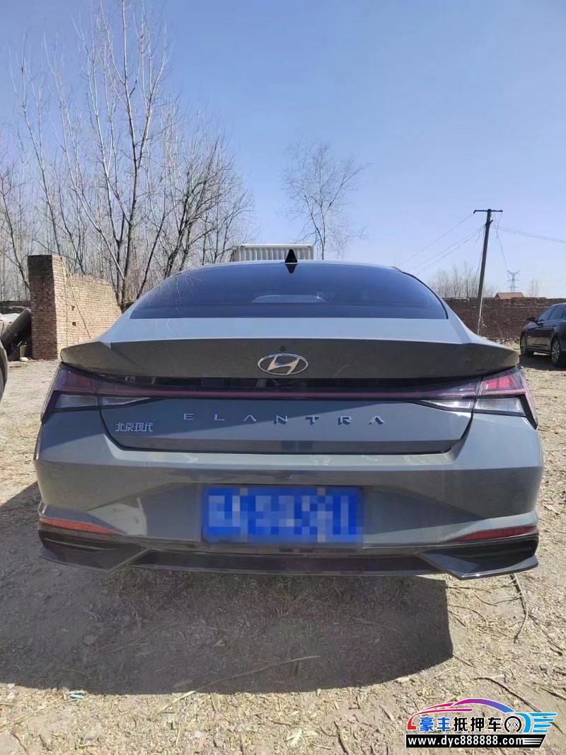 21年现代伊兰特轿车抵押车出售