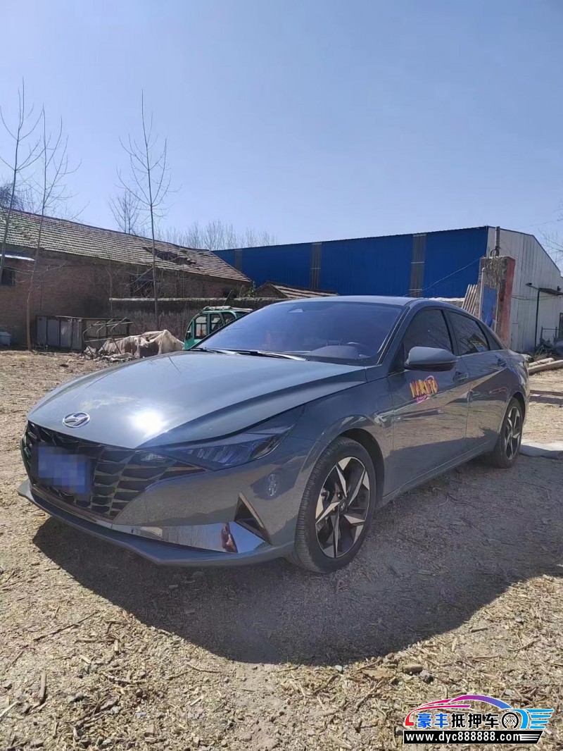 21年现代伊兰特轿车抵押车出售