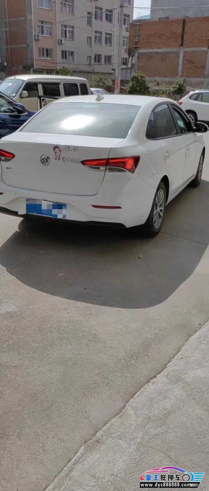 19年别克英朗轿车抵押车出售