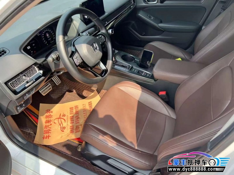 22年本田思域轿车抵押车出售
