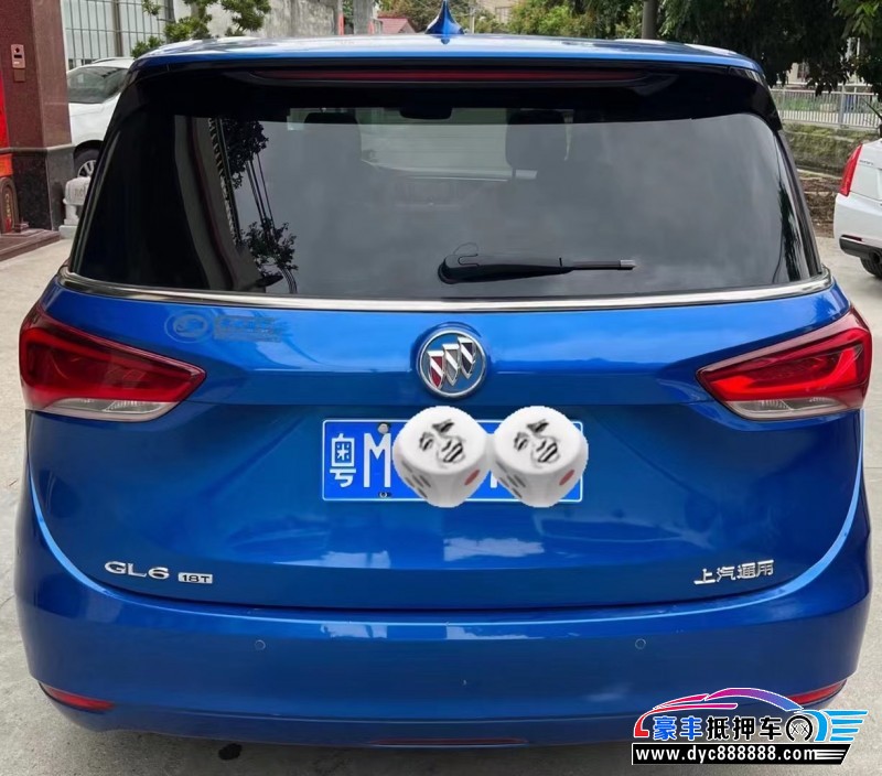 17年别克别克GL6轿车抵押车出售