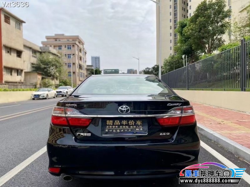 16年丰田凯美瑞轿车抵押车出售