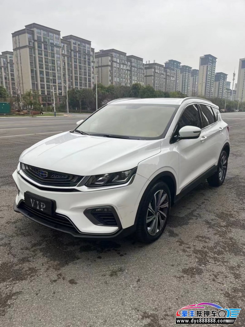 19年吉利缤越轿车抵押车出售