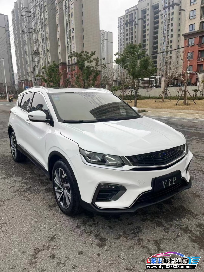 19年吉利缤越轿车抵押车出售