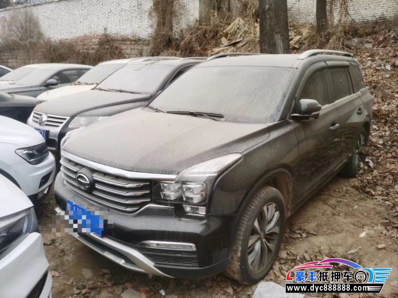 17年传祺GS8轿车抵押车出售