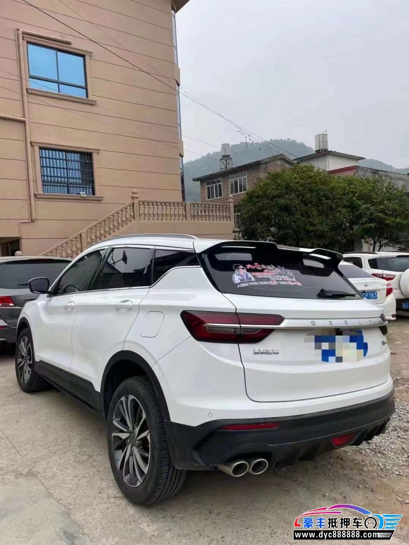 21年吉利缤越SUV抵押车出售