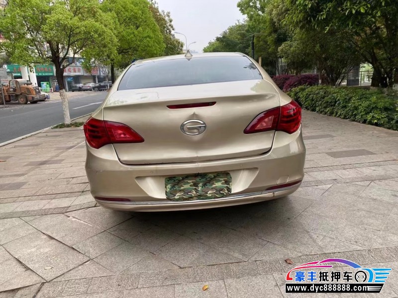 15年传祺GA6轿车抵押车出售