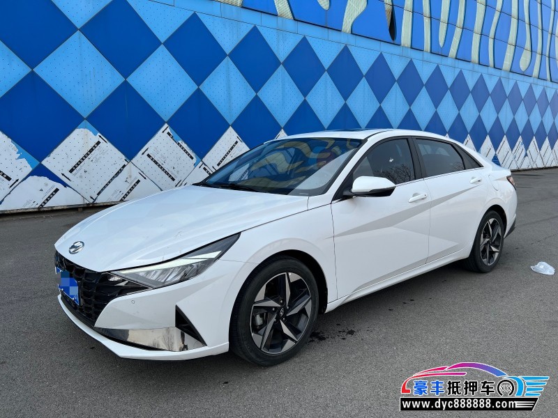 21年现代伊兰特轿车抵押车出售