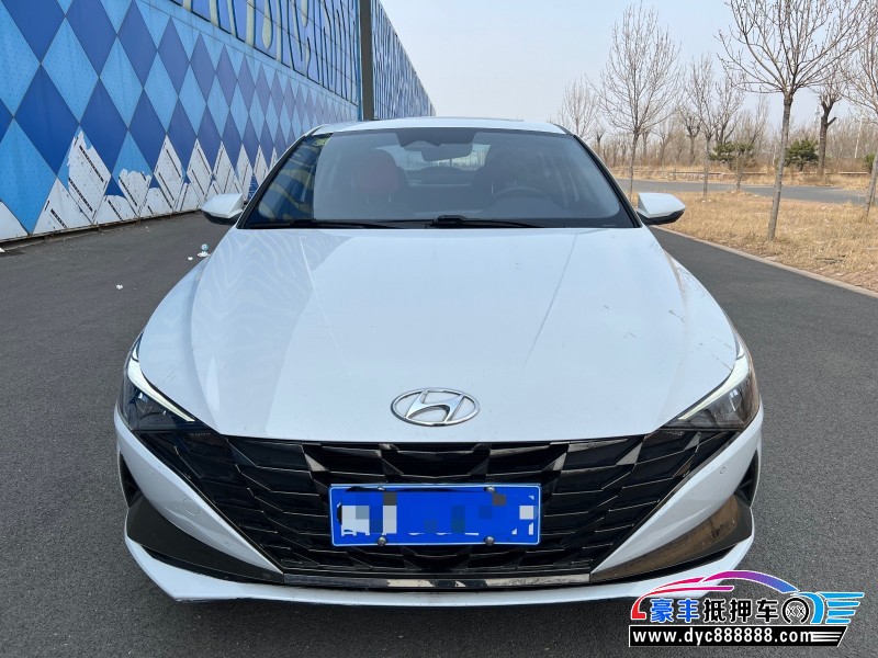 21年现代伊兰特轿车抵押车出售