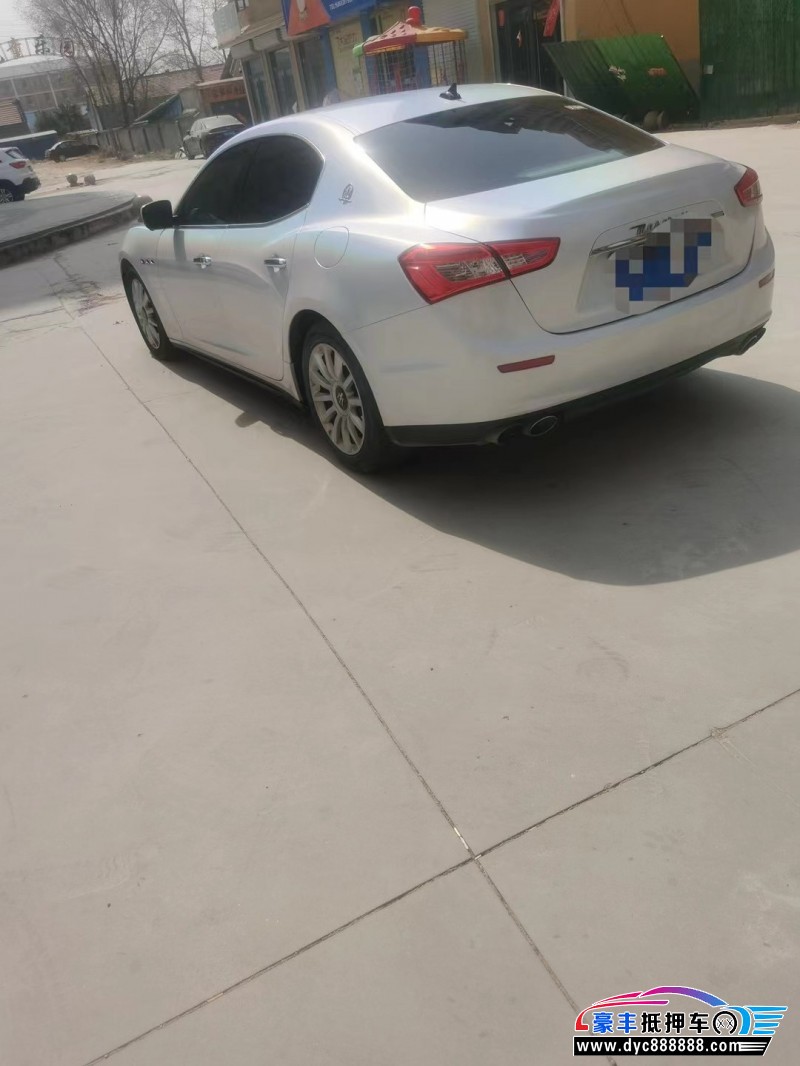 14年玛莎拉蒂Ghibli轿车抵押车出售