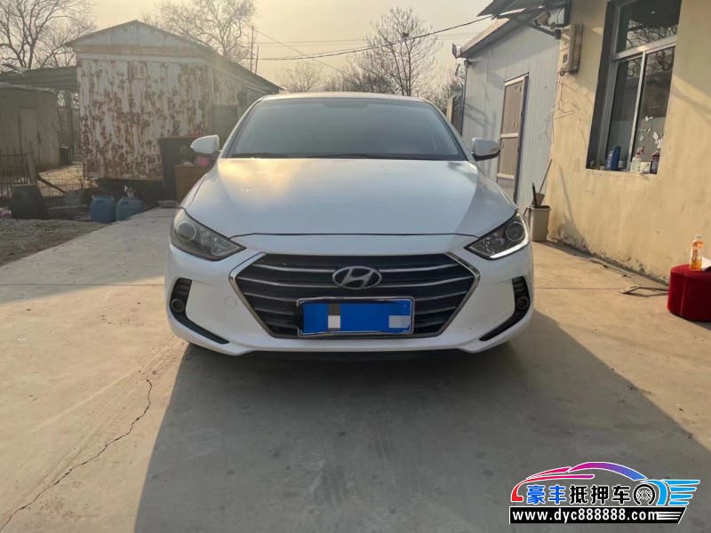 18年现代领动轿车抵押车出售