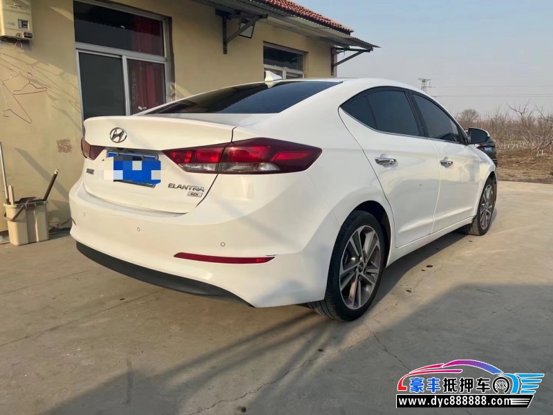 18年现代领动轿车抵押车出售