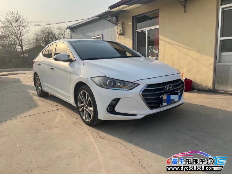 18年现代领动轿车抵押车出售