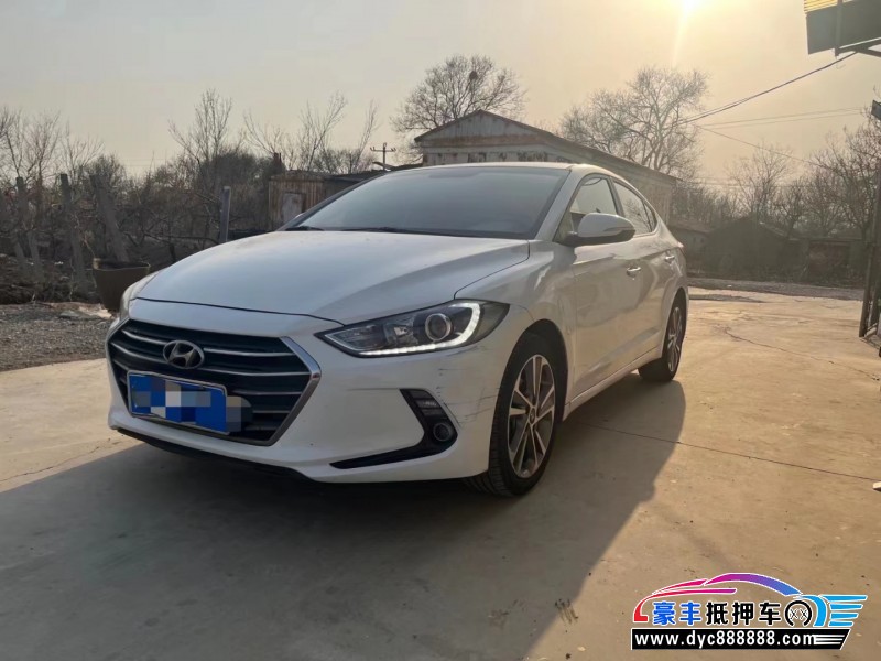 18年现代领动轿车抵押车出售