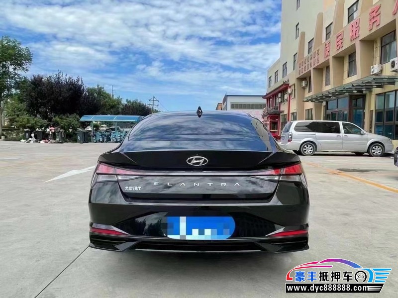 22年现代伊兰特轿车抵押车出售