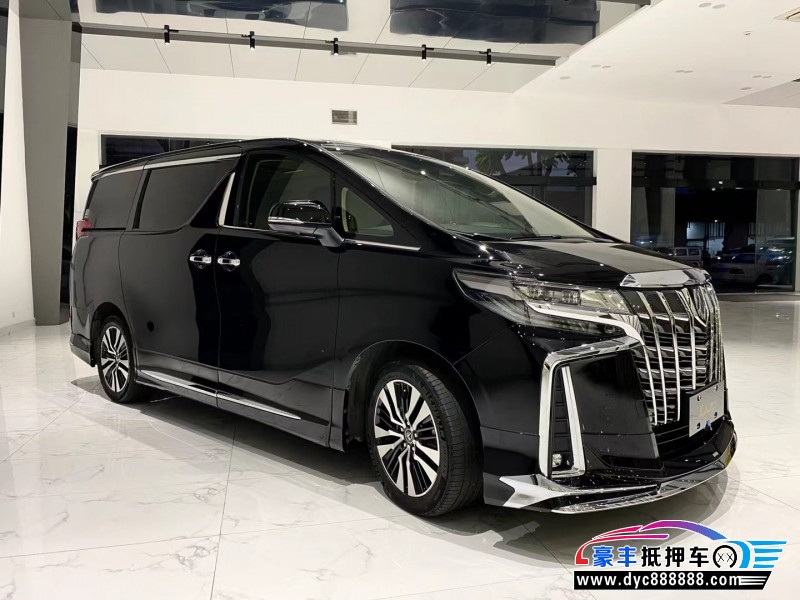 18年丰田埃尔法轿车抵押车出售