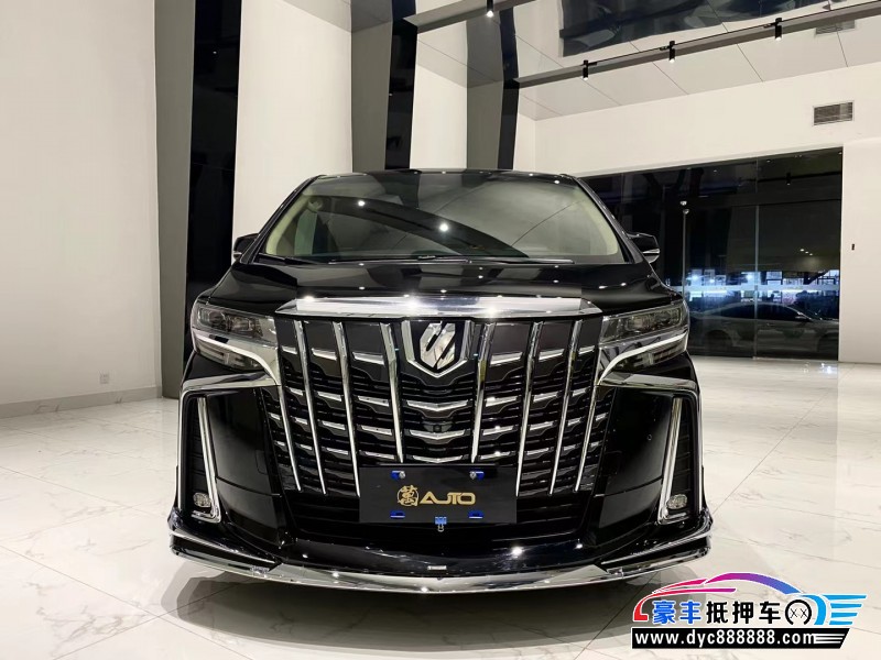 18年丰田埃尔法轿车抵押车出售