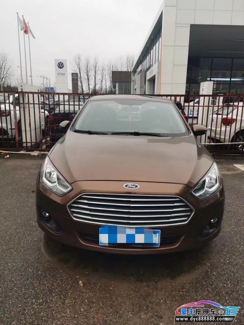 18年福特福睿斯轿车抵押车出售