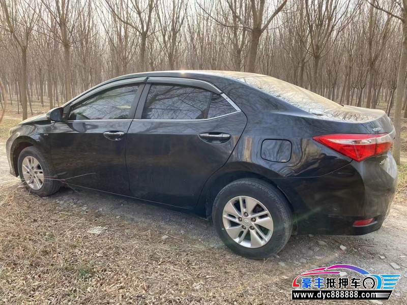 17年丰田卡罗拉轿车抵押车出售