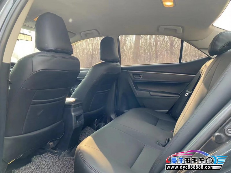 17年丰田卡罗拉轿车抵押车出售