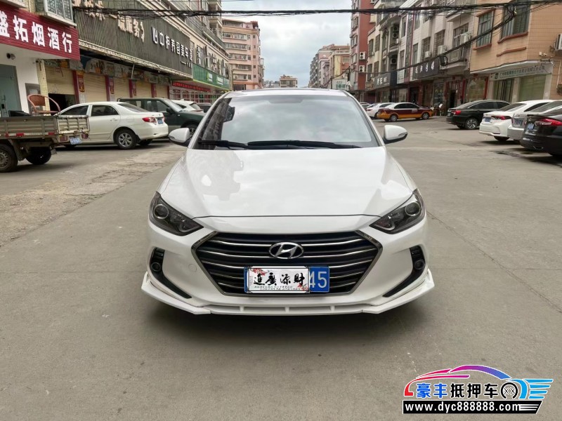 18年现代领动轿车抵押车出售