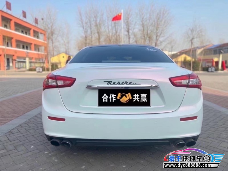 14年玛莎拉蒂Ghibli跑车抵押车出售