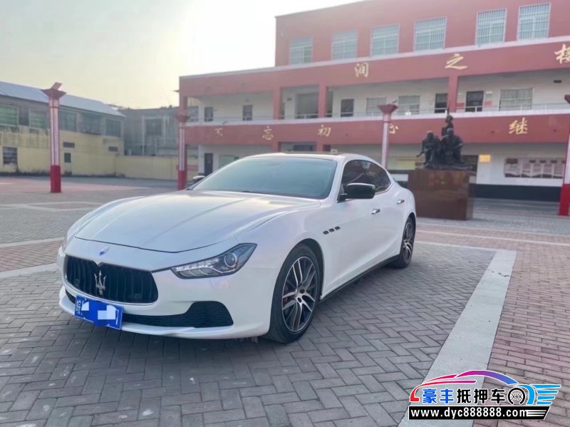 14年玛莎拉蒂Ghibli跑车抵押车出售