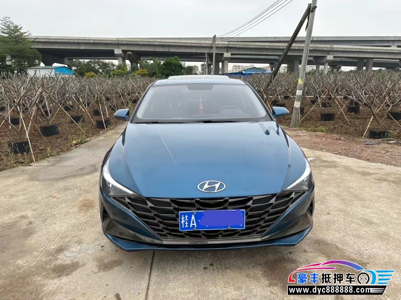 22年现代伊兰特轿车抵押车出售