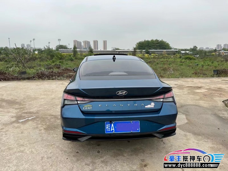 22年现代伊兰特轿车抵押车出售