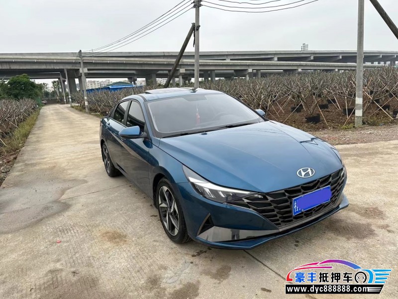 22年现代伊兰特轿车抵押车出售