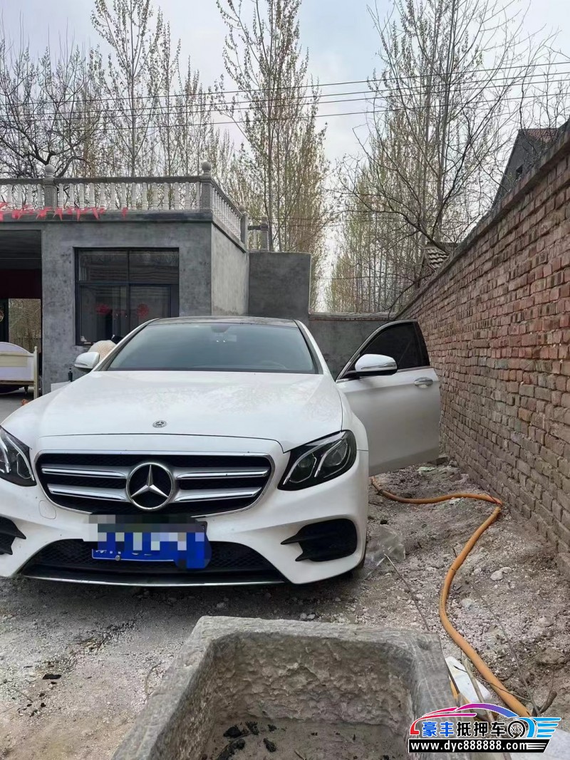 19年奔驰E轿车抵押车出售