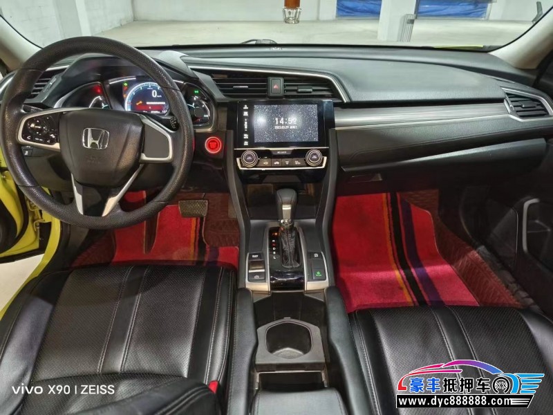 19年本田思域轿车抵押车出售