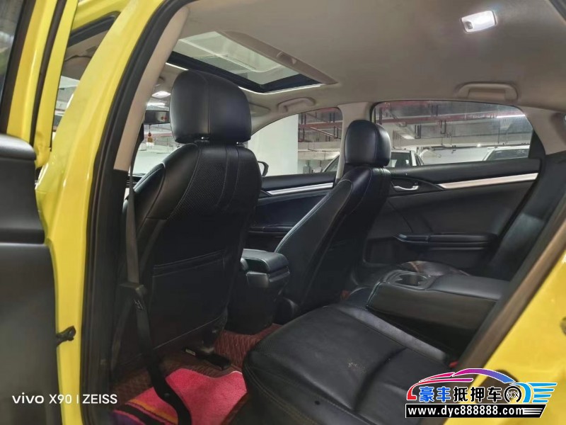 19年本田思域轿车抵押车出售