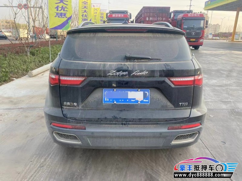 18年众泰T700轿车抵押车出售