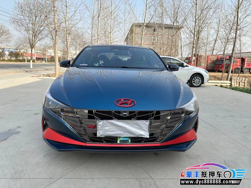 21年现代伊兰特轿车抵押车出售