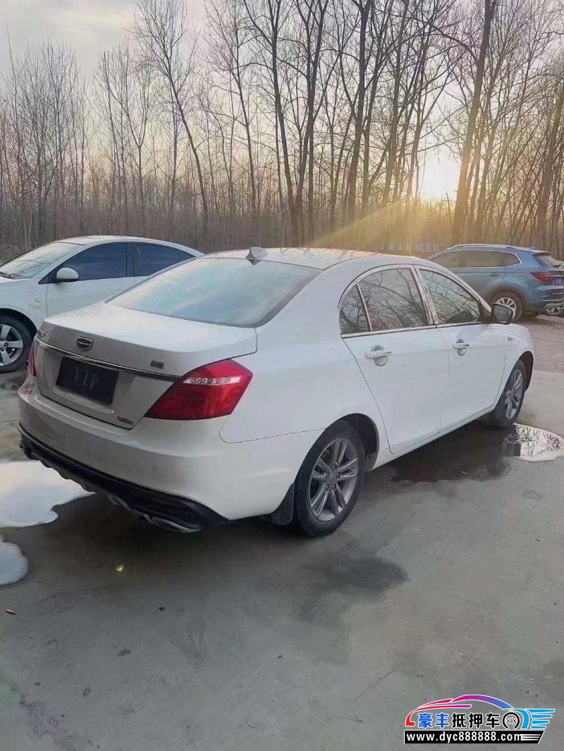 18年吉利帝豪轿车抵押车出售