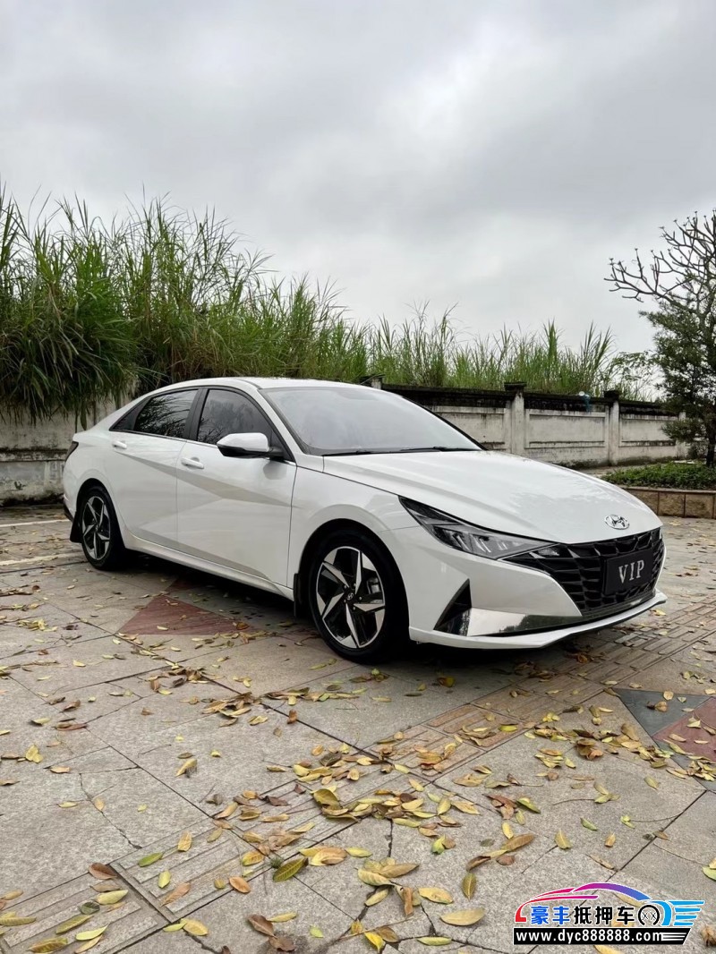 21年现代伊兰特轿车抵押车出售