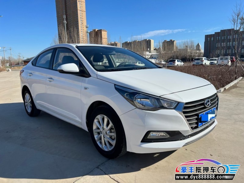 18年现代悦纳轿车抵押车出售