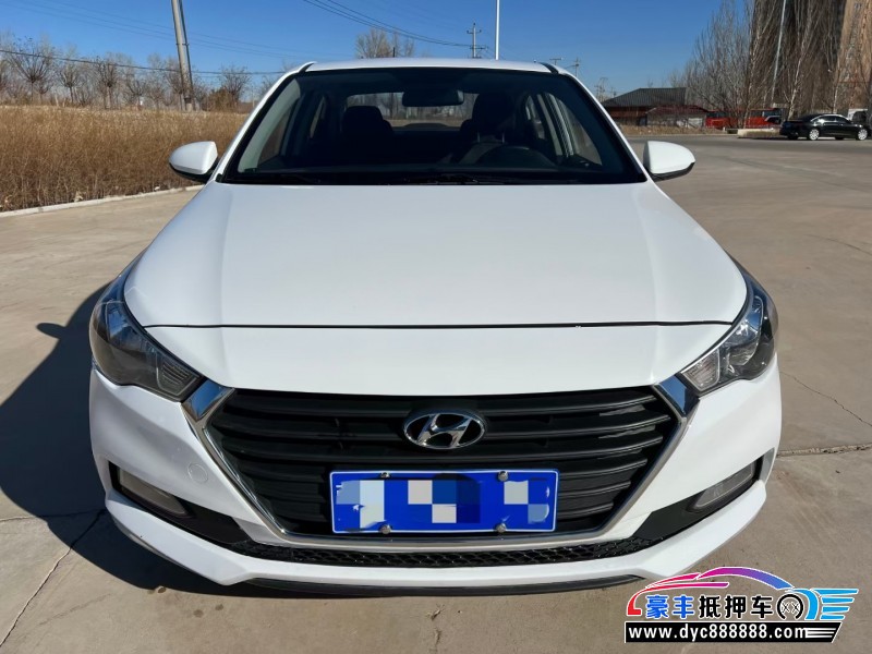 18年现代悦纳轿车抵押车出售