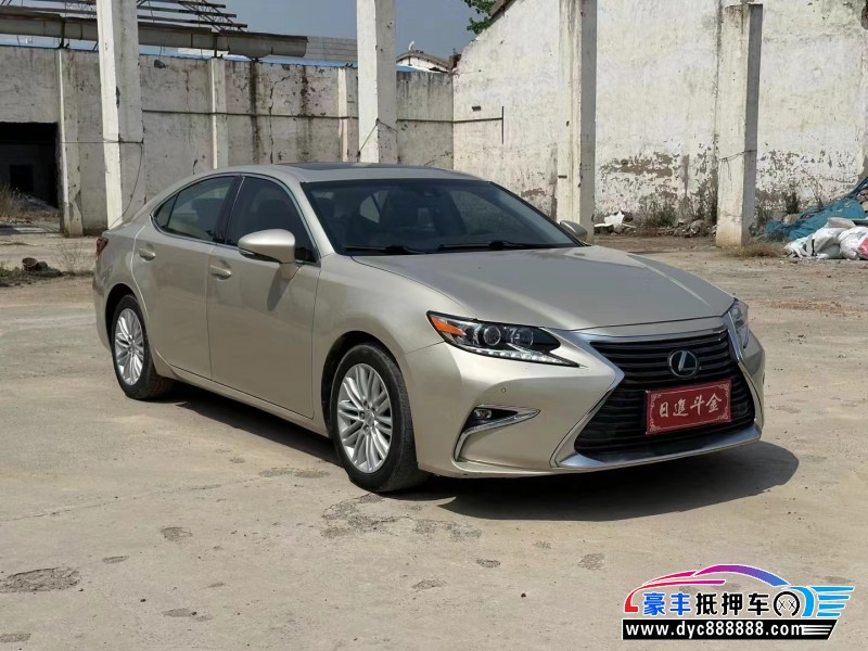 16年雷克萨斯ES轿车抵押车出售