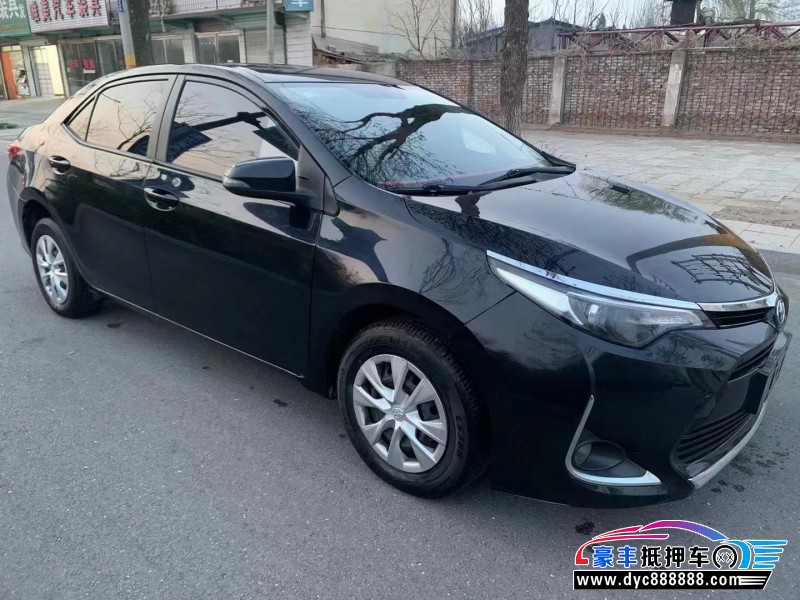 18年丰田雷凌轿车抵押车出售